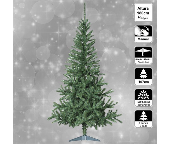 Conforama Elegante Abeto Verde 180 Cm