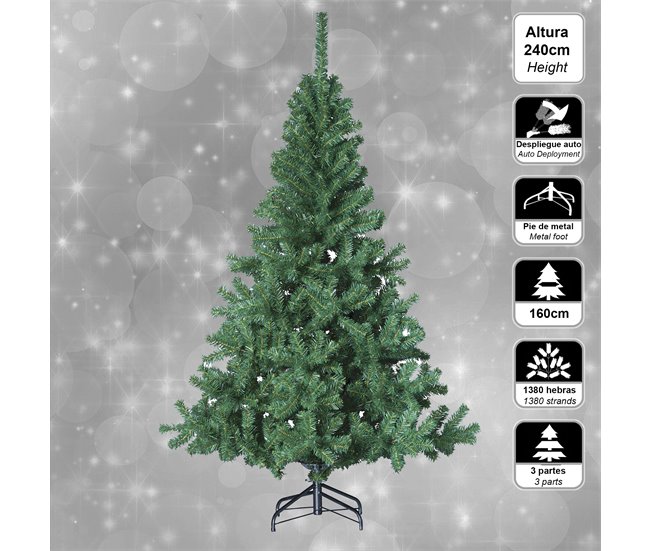 Conforama Elegante Abeto Verde 240 Cm