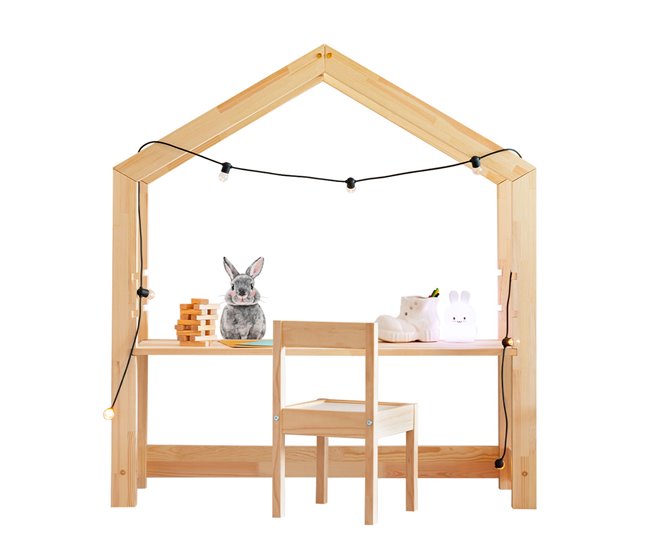 Conforama Escritorio con silla Louis Madera