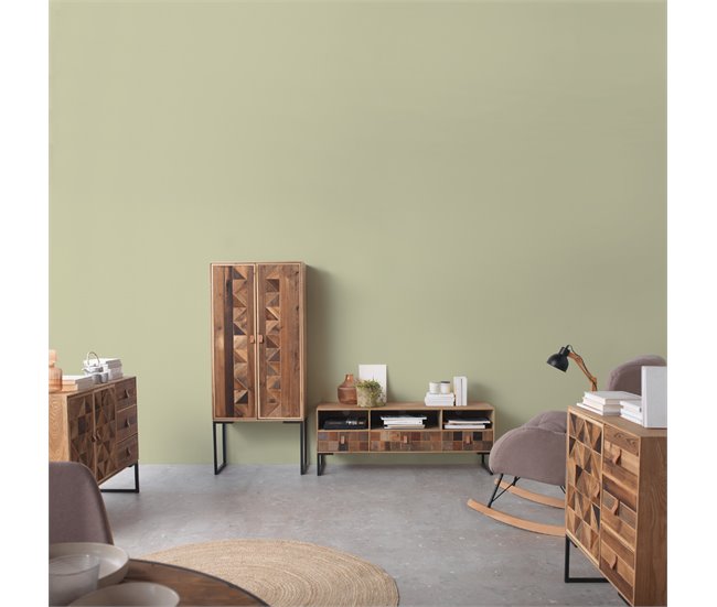Conforama Espejo Cuadrado De Madera Reciclada