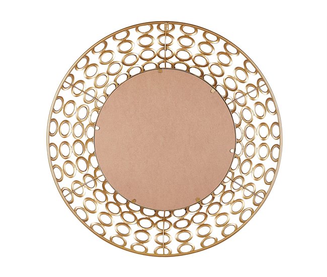Conforama Espejo De Pared ⌀ 80 Cm Dorado BOURDON