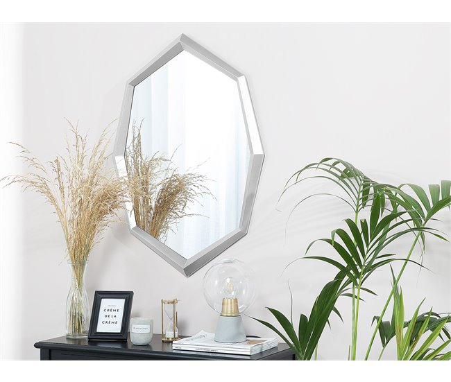 Conforama Espejo De Pared 91x66 Cm Plateado OENO