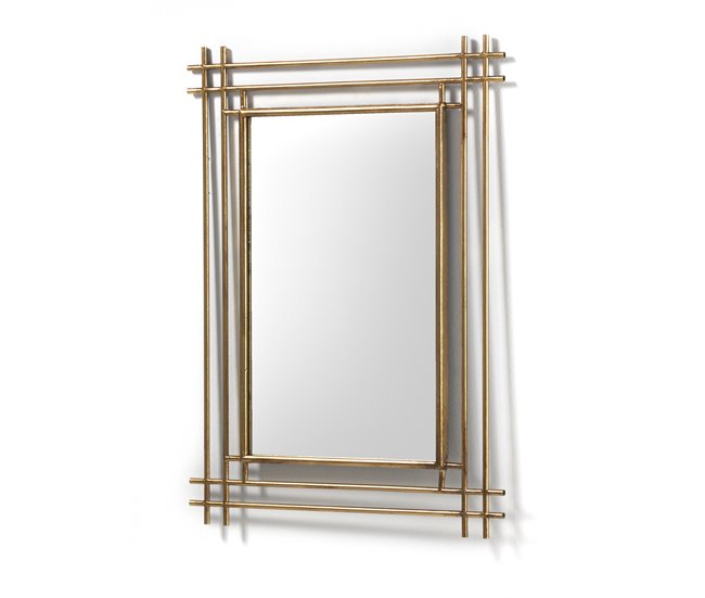 Conforama Espejo de Pared Dorado