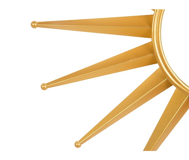 Conforama Espejo De Pared Dorado ø60 Cm PERELLI