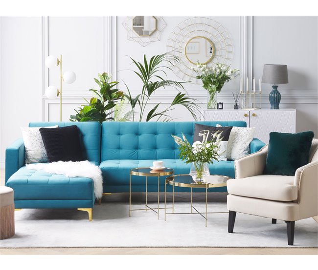 Conforama Espejo De Pared Dorado ø90 Cm LABRIT