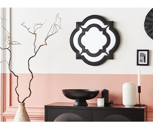 Conforama Espejo De Pared Negro 51 Cm COBETA