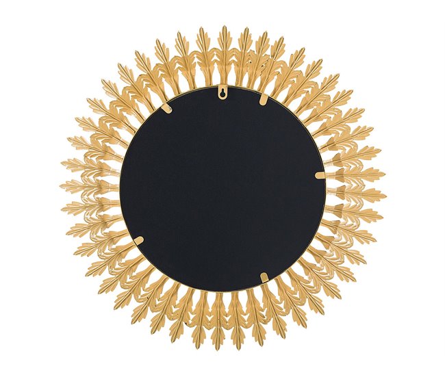 Conforama Espejo De Pared ø60 Cm Dorado VOREY