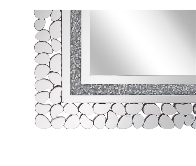 Conforama Espejo De Pared Plateado 60x90 Cm PABU