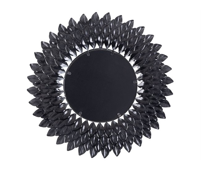 Conforama Espejo De Pared Plateado ø70 Cm LARRAU