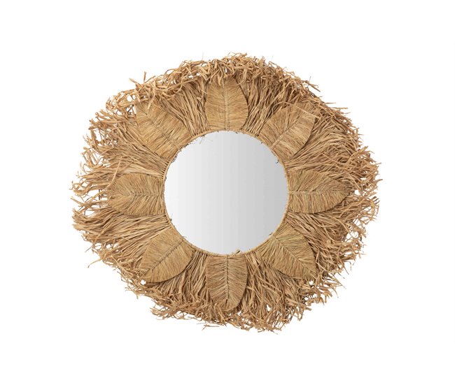 Conforama Espejo Fibras Naturales 100x2x100 Cm