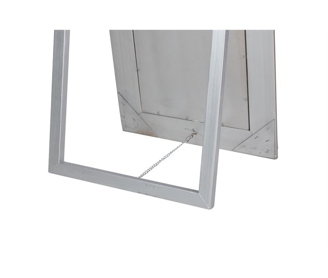 Conforama Espejo Madera Plata C/ Pie 44x8x180 Cm