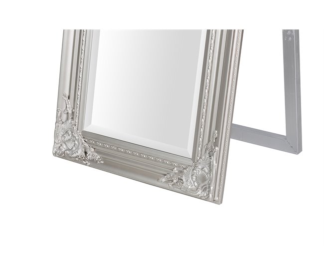 Conforama Espejo Madera Plata C/ Pie 44x8x180 Cm
