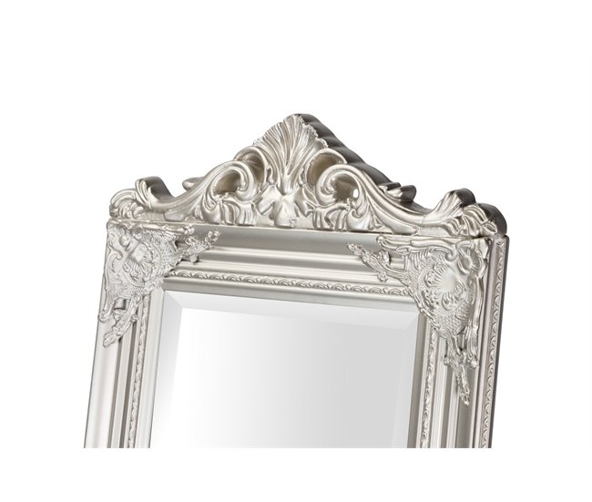 Conforama Espejo Madera Plata C/ Pie 44x8x180 Cm