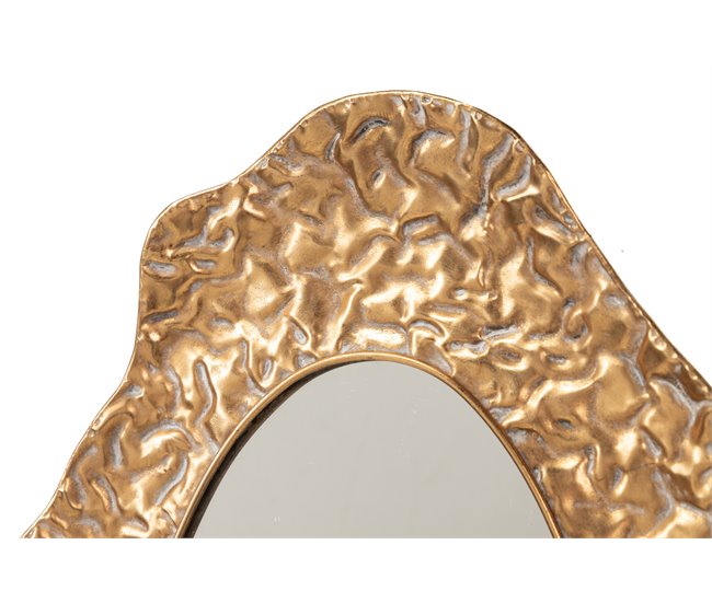 Conforama Espejo Metal Dorado 42x3x74 Cm