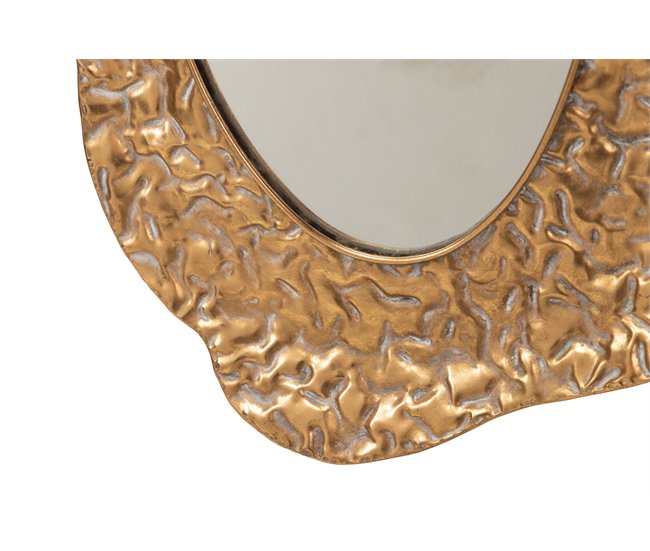 Conforama Espejo Metal Dorado 42x3x74 Cm