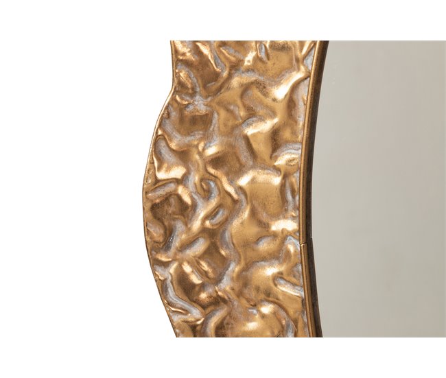Conforama Espejo Metal Dorado 42x3x74 Cm