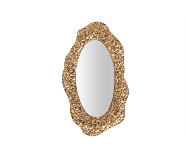 Conforama Espejo Metal Dorado 42x3x74 Cm