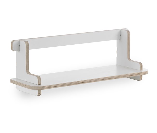Conforama Estante De Madera Contrachapada Blanca