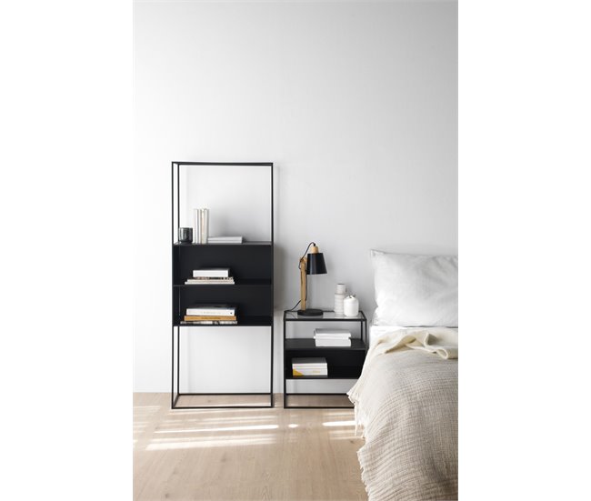Conforama Estante De Metal Negro