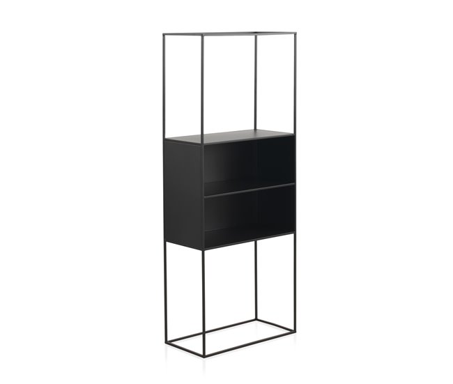 Conforama Estante De Metal Negro