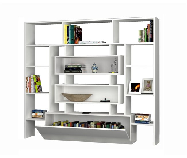 Conforama Estantería ADELE Blanco Con Zapatero