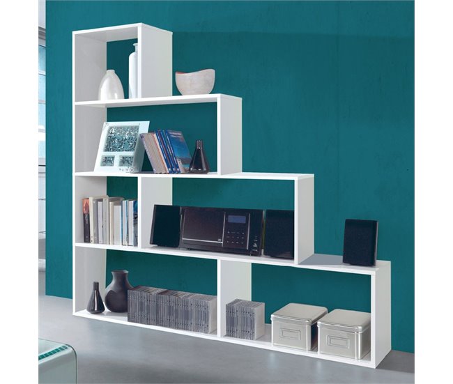 Conforama Estantería De 6 Huecos Color Blanco STEP