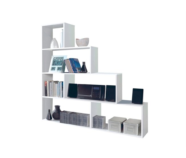 Conforama Estantería de 6 huecos color Blanco STEP