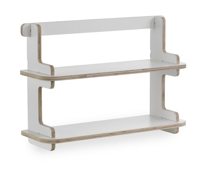 Conforama Estantería De Contrachapado Blanco