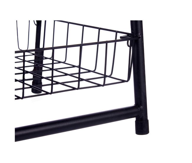 Conforama Estantería Negro Hierro 44 X 31 X 90 Cm