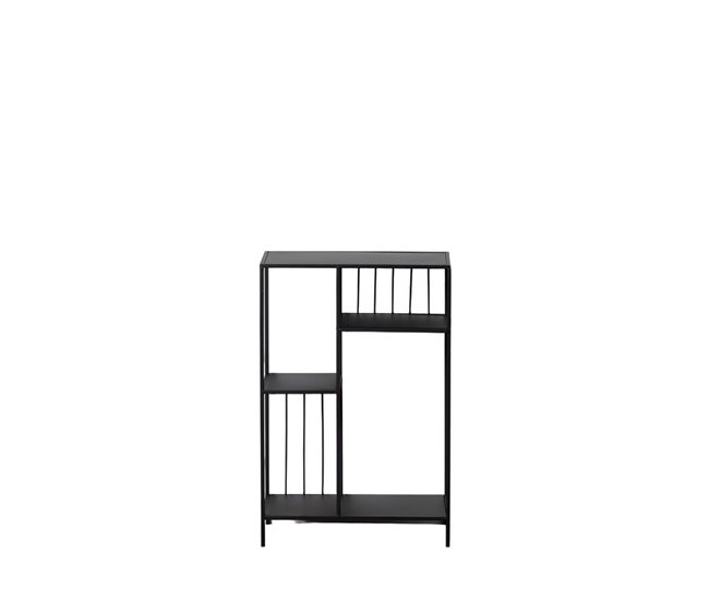 Conforama Estantería Negro Hierro 50 x 30 x 75 cm
