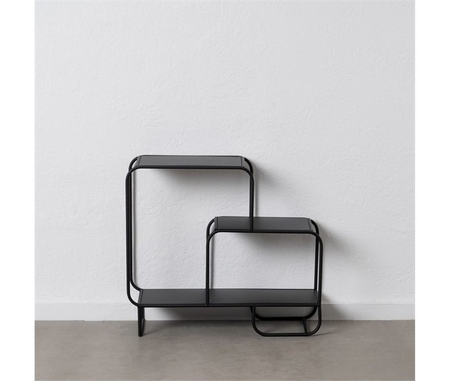 Conforama Estantería Negro Hierro 72 X 30 X 68 Cm