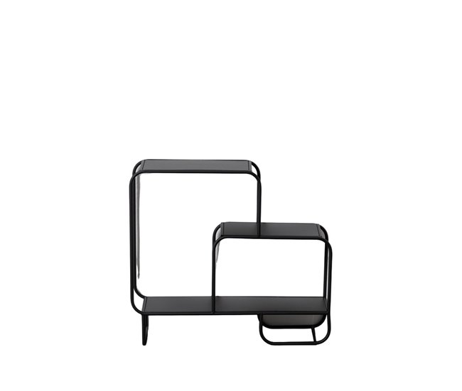 Conforama Estantería Negro Hierro 72 x 30 x 68 cm
