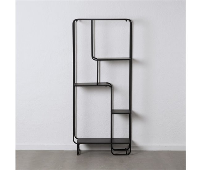 Conforama Estantería Negro Hierro 76 X 30 X 180 Cm