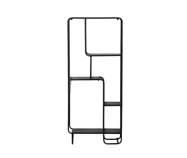 Conforama Estantería Negro Hierro 76 x 30 x 180 cm