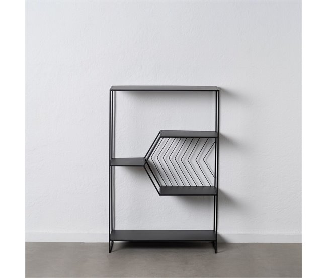 Conforama Estantería Negro Hierro 80 X 35 X 120 Cm
