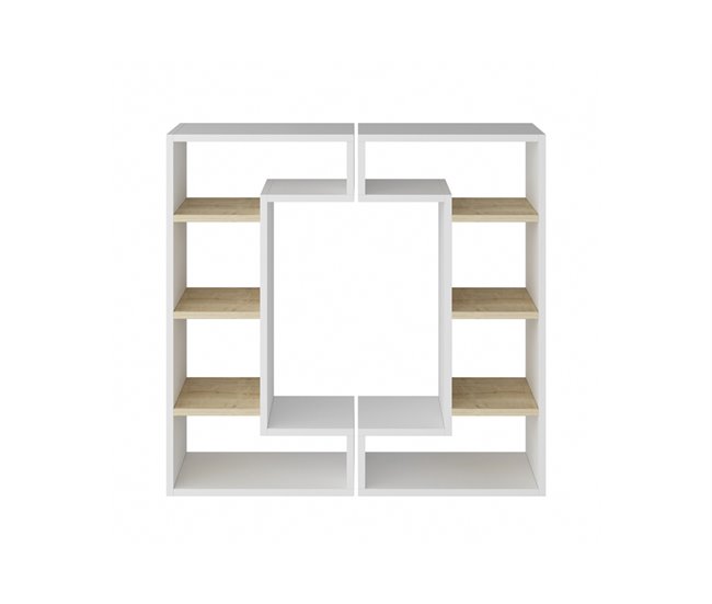 Conforama Estantería SQUARE color blanco roble