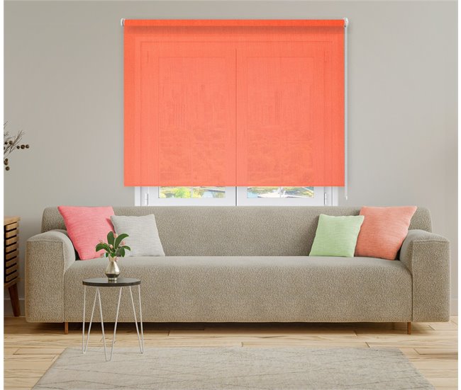 Conforama Estor Enrollable Miami En Color Naranja