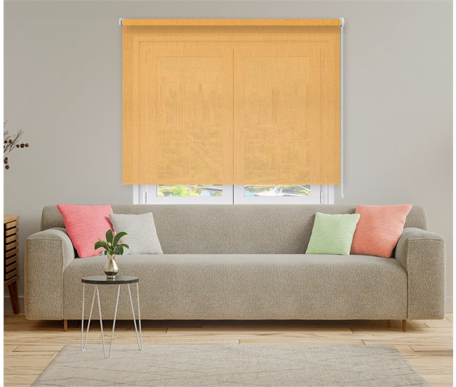 Conforama Estor Enrollable Miami En Color Ocre