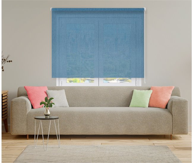 Conforama Estor Enrollable Miami En Color Prusia
