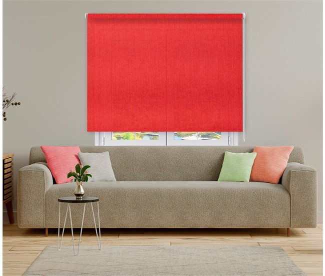 Conforama Estor Enrollable Miami En Color Rojo