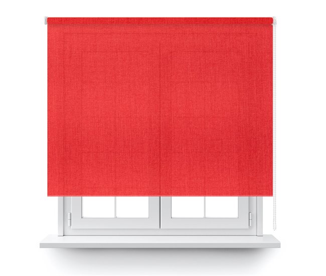 Conforama Estor Enrollable Miami En Color Rojo