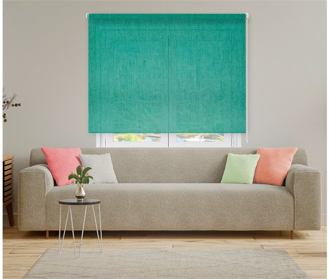 Conforama Estor Enrollable Miami En Color Verde