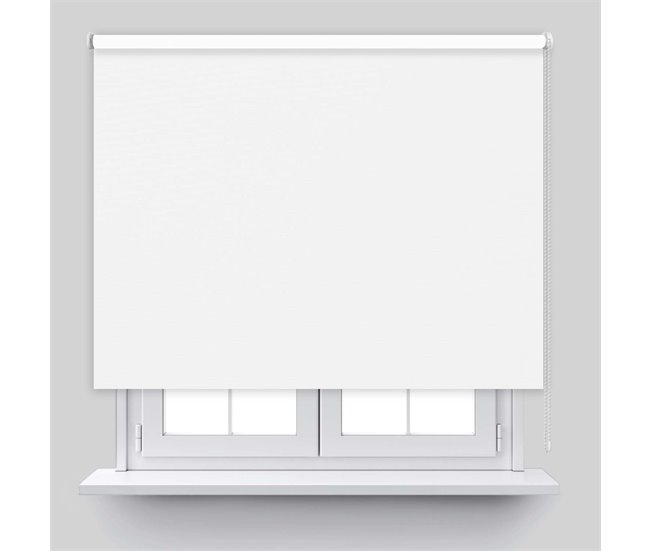 Conforama Estor Enrollable Opaco En Color Blanco