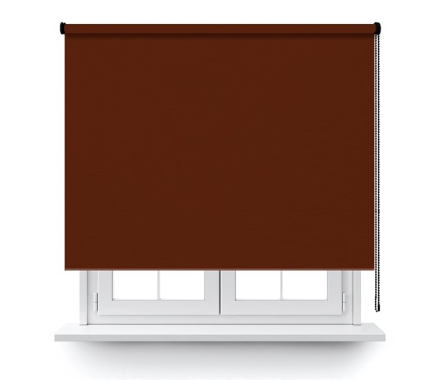 Conforama Estor Enrollable Opaco En Color Marron