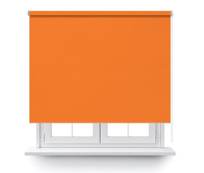 Conforama Estor Enrollable Opaco En Color Naranja