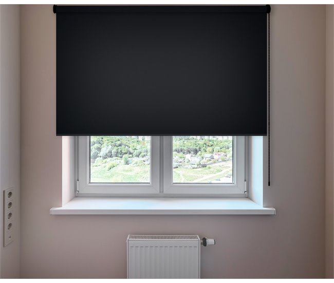 Conforama Estor Enrollable Opaco En Color Negro