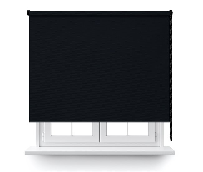 Conforama Estor Enrollable Opaco En Color Negro