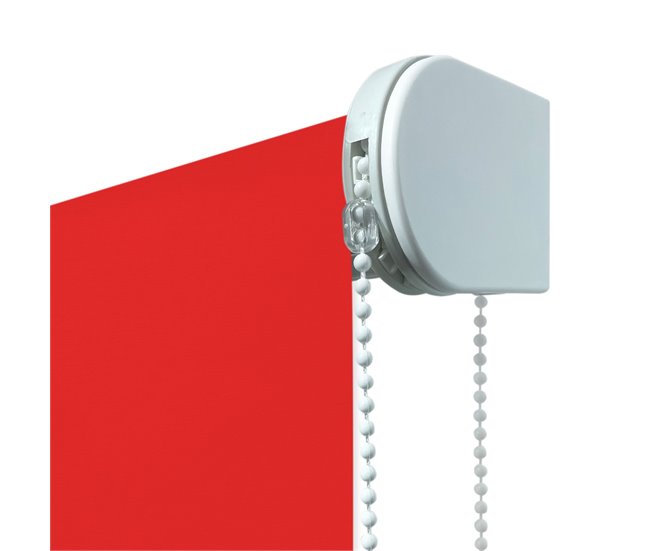 Conforama Estor Enrollable Opaco En Color Rojo