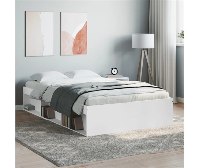 Conforama Estructura De Cama Blanca 120x200 Cm
