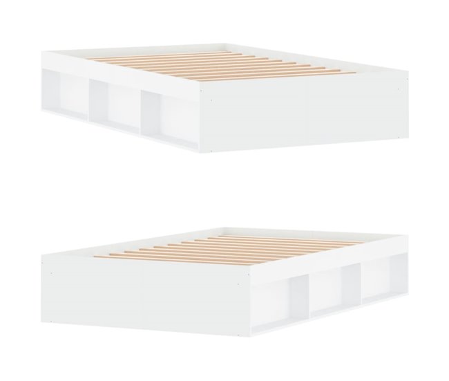 Conforama Estructura De Cama Blanca 120x200 Cm